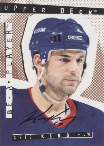 1994-95 Upper Deck Be a Player - Kris King #15