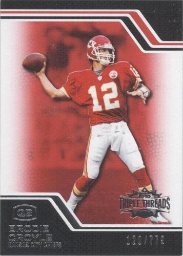 2008 Topps Triple Threads Brodie Croyle #24