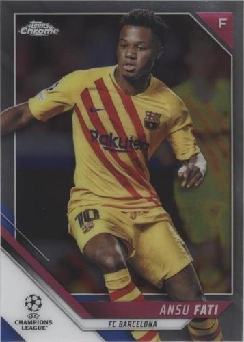 2021-22 Topps Chrome UCL Ansu Fati #29