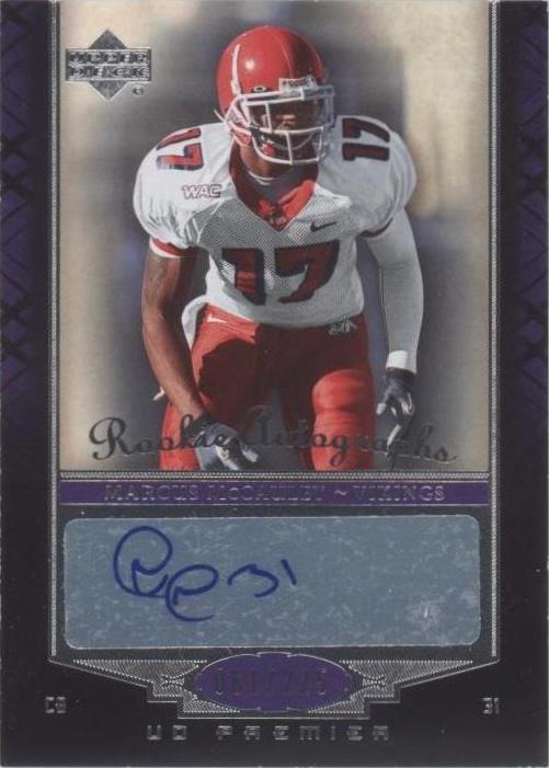 2007 UD Premier Marcus McCauley #123