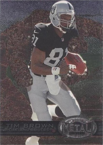 1997 Skybox Metal Universe Tim Brown #5