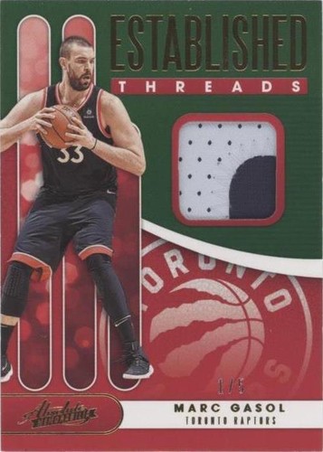 2019-20 Panini Absolute Memorabilia - Marc Gasol #ET-MGS