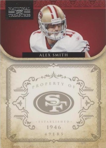 2011 Playoff National Treasures Alex Smith #127