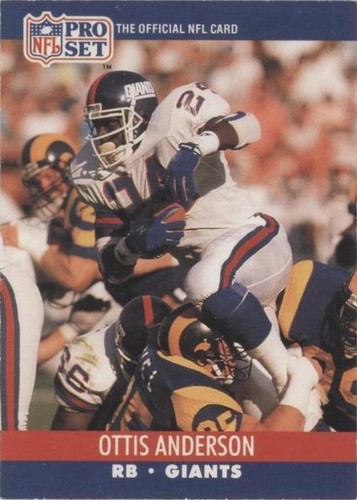1990 Pro Set Ottis Anderson #591
