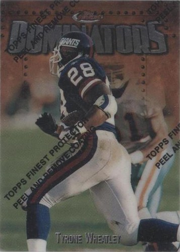 1997 Topps Finest Tyrone Wheatley #228