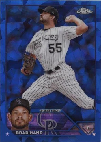 2023 Topps Chrome Update Series Sapphire Edition - Brad Hand #USCS155