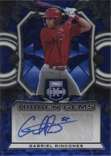 2023 Panini Elite Extra Edition - Gabriel Rincones #HG-GRC