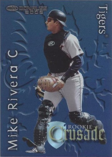 2002 Donruss The Rookies - Mike Rivera #RC-47