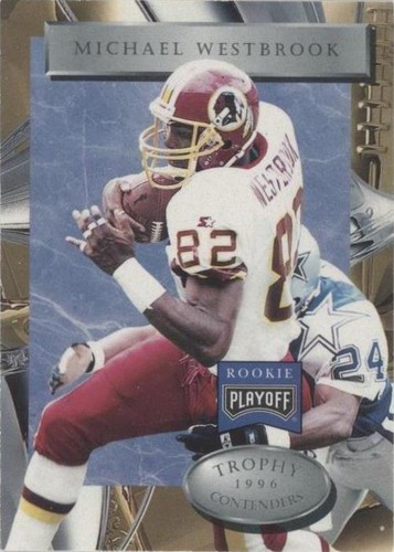 1996 Playoff Trophy Contenders Michael Westbrook #111