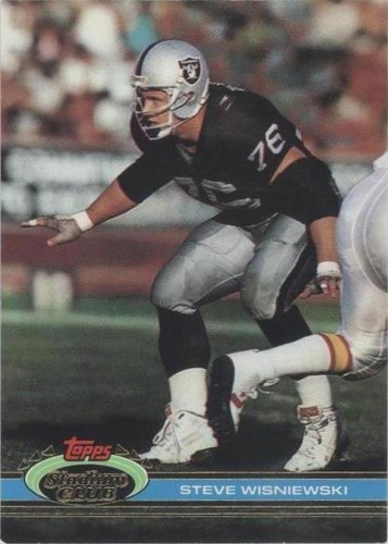 1991 Topps Stadium Club Steve Wisniewski #487