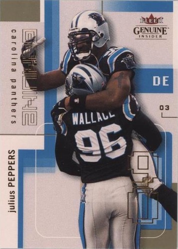 2003 Fleer Genuine Insider Julius Peppers #12