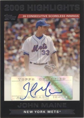 2007 Topps - John Maine #HAJM