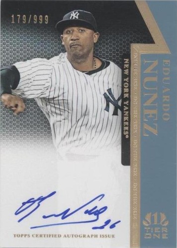 2011 Topps Tier One - Eduardo Nunez #OR-EN