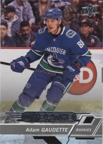 2018-19 Upper Deck Overtime - Adam Gaudette #55