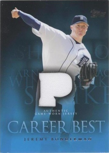 2009 Topps - Jeremy Bonderman #CBR-JB