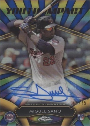 2016 Topps Chrome - Miguel Sanó #YIA-MS