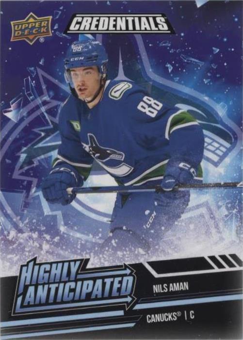 2022-23 Upper Deck Credentials - Nils Aman #HA-32