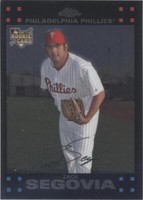 2007 Topps Chrome - Zack Segovia #323