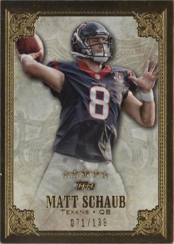 2012 Topps Five Star Matt Schaub #8