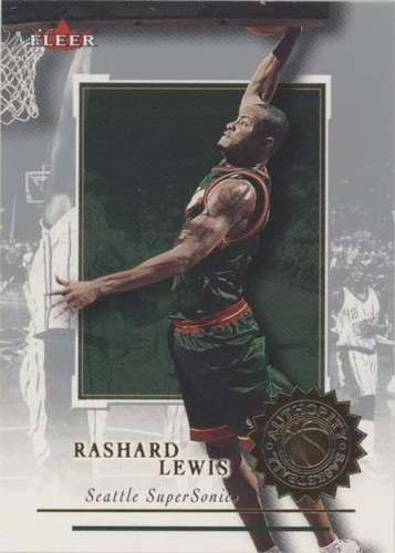 2000-01 Fleer Authority - Rashard Lewis #15