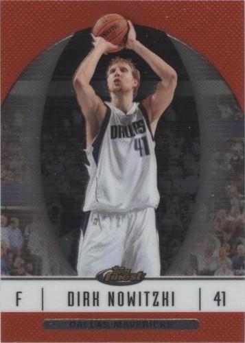 2006-07 Topps Finest - Dirk Nowitzki #12