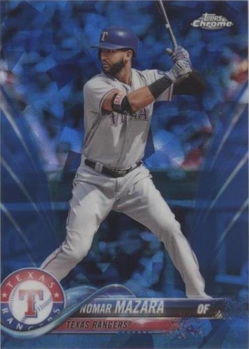 2018 Topps Chrome Sapphire Edition - Nomar Mazara #133