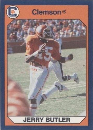 1990 Collegiate Collection Clemson Tigers Jerry Butler #58