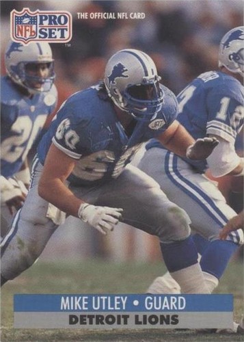 麻雀 UULT MIKE UTLEY 1991 Pro Set Final Update RC Rookie #849 Lions | eBay