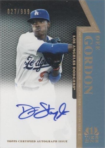 2011 Topps Tier One - Dee Gordon #OR-DG