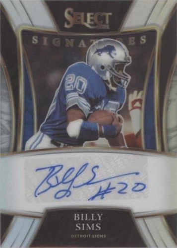 2021 Panini Select Billy Sims #SSP-BSI