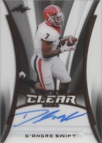 2020 Leaf Trinity D'Andre Swift #CA-DS1