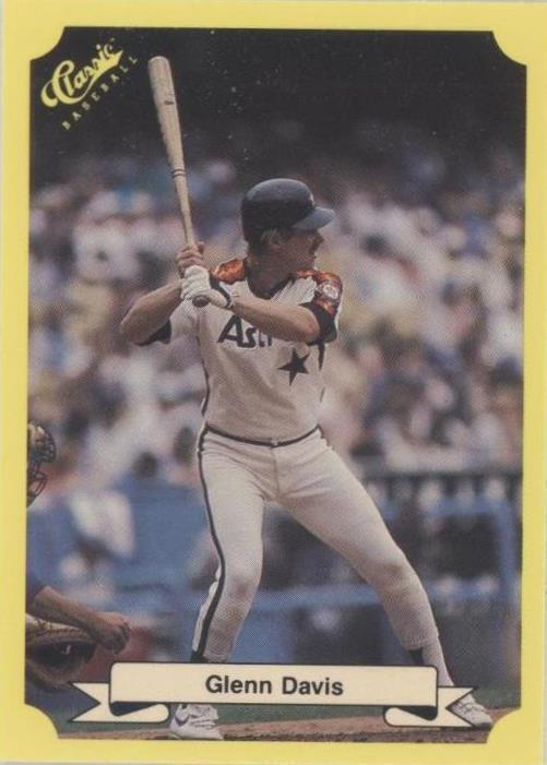 Actualización clásica 1987 edición de viaje amarilla - Glenn Davis #107