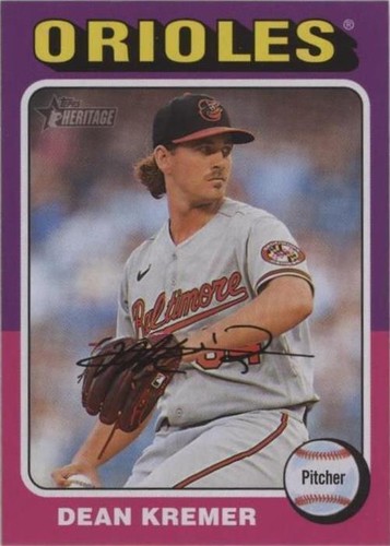 2019 Bowman Chrome 1st PROSPECT ROOKIE AUTO Dean Kremer