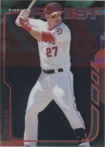 2014 Topps Finest - Mike Trout #100