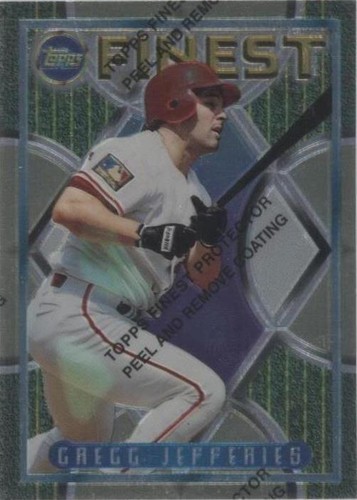 1995 Topps Finest - Gregg Jefferies #219