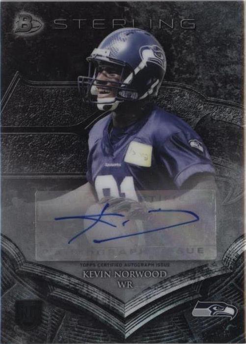 2014 Bowman Sterling Kevin Norwood #BSA-KN