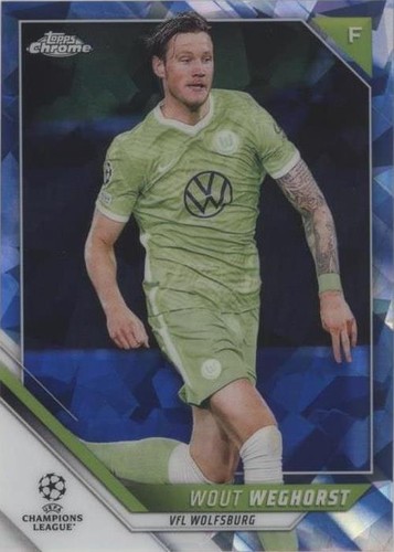 2021-22 Topps Chrome UCL Sapphire Edition Wout Weghorst #91