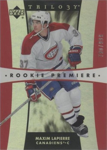 2005-06 Upper Deck Trilogy - Maxim Lapierre #271
