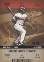 2003 Fleer Authentix - Jacque Jones #23