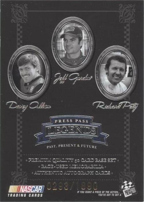 2005 Press Pass Legends - Davey Allison Jeff Gordon Richard Petty #50B