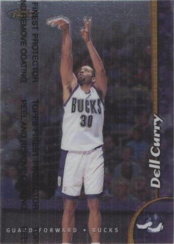 1998-99 Topps Finest - Dell Curry #129