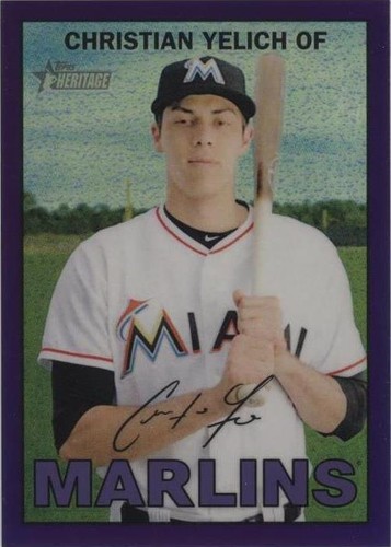 2016 Topps Heritage - Christian Yelich #THC-467