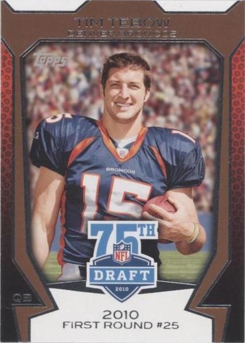 2010 Topps Tim Tebow #75DA-12