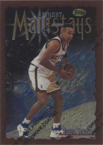 1996-97 Topps Finest - John Starks #187