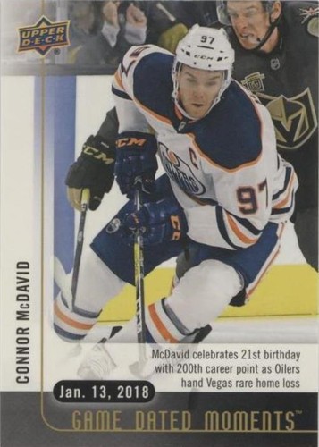 2017-18 Upper Deck Game Dated Moments - Connor McDavid #37