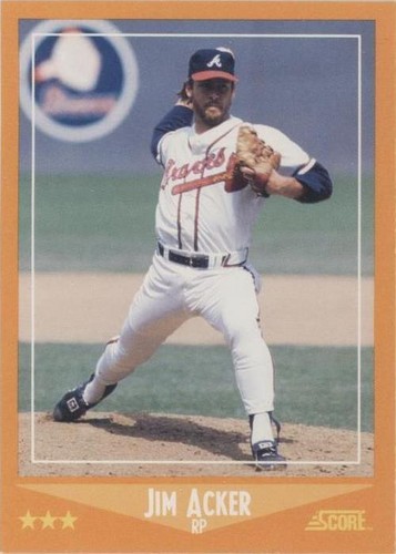 1988 Score - Jim Acker #576