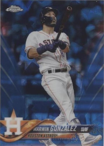 2018 Topps Chrome Sapphire Edition - Marwin Gonzalez #215