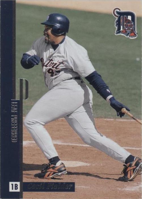 1996 Leaf Preferred — Сесил Филдер No85