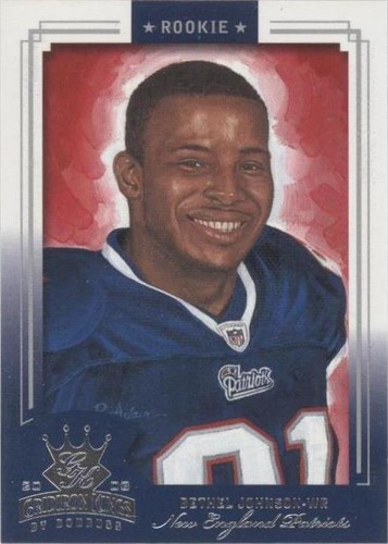2003 Donruss Gridiron Kings Bethel Johnson #127