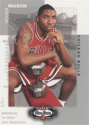 2002-03 Fleer Box Score - Roger Mason Jr. #150